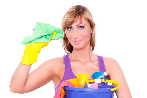 Cleaner Hollandpark team working safely during a professional cleaning service
