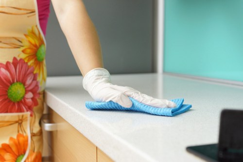 After builders cleaning in a Hollandpark home with renovation dust removal