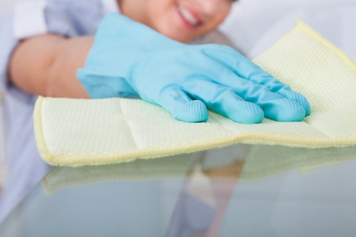 Commercial hard floor cleaning for a Hollandpark office or shared space