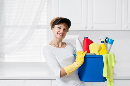 Professional upholstery cleaning for a sofa in a Holland Park home