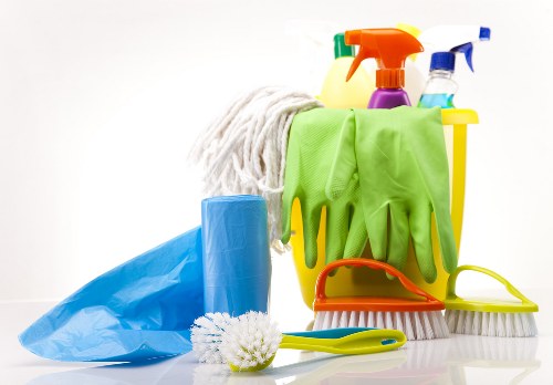 Reusable household items prepared for charity donation and reuse